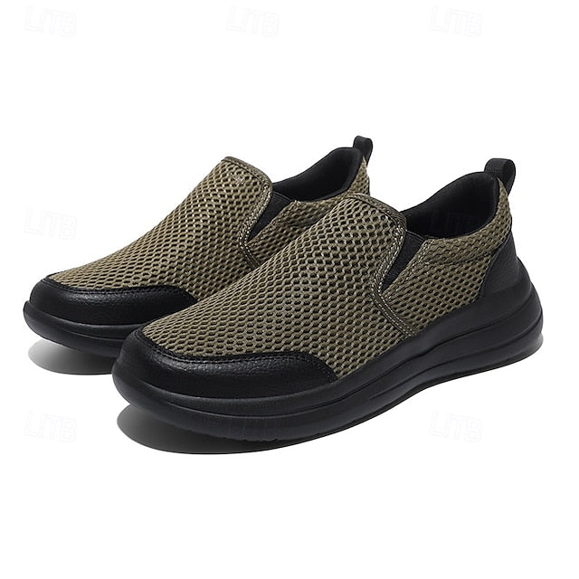 Shoes with Print Canvas Men's Animal Espadrille Slip-On