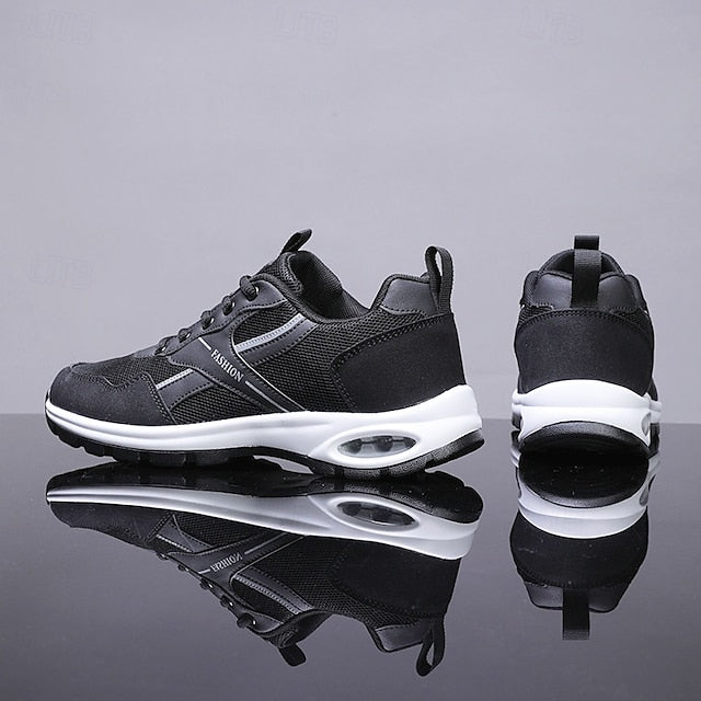 Grey Men Casual Sneakers Fashion and for – White Comfortable