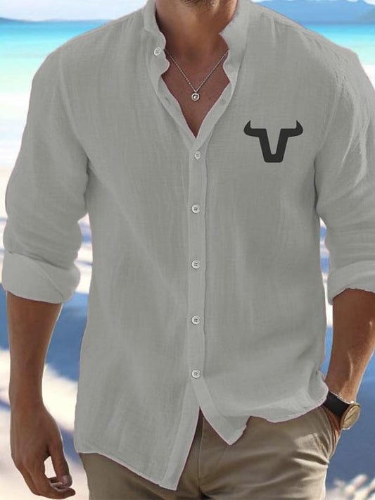 Dallas Up Men's Shirt Beach Button Cowboys