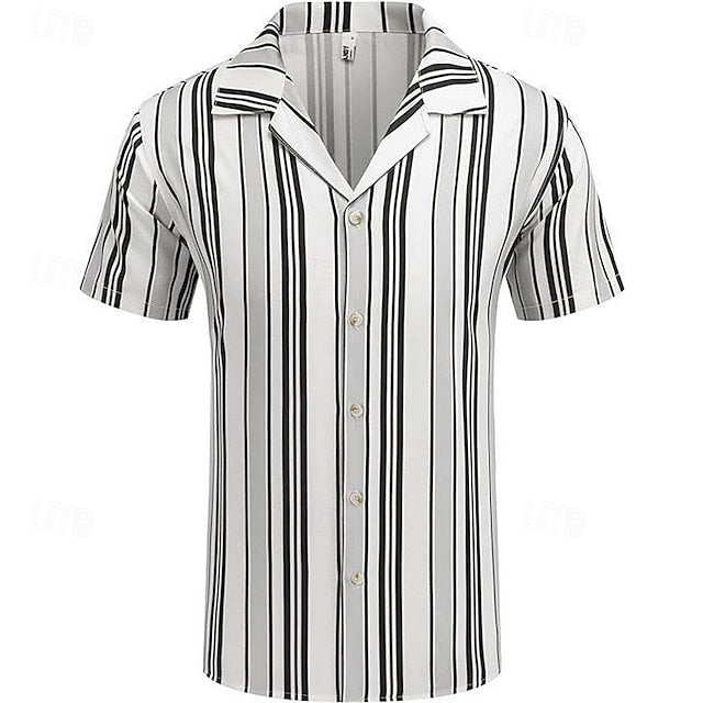 Beach Summer Up Shirt Men's Casual Button