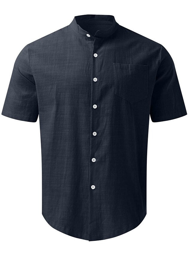 Shirt Collar Men's Mandarin Chinese