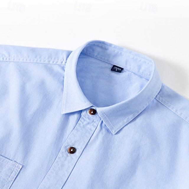 Casual Button Men's Up Beach Shirt Summer