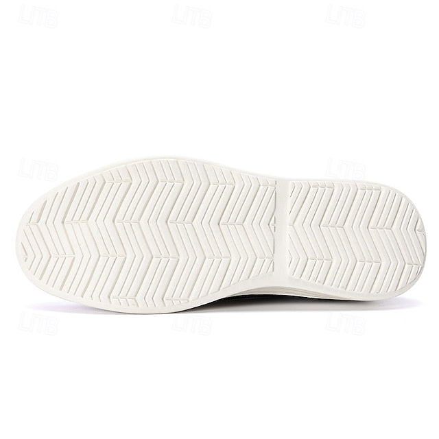 Lace-Up - Sneakers Men's Breathable Brogue Knit Casual