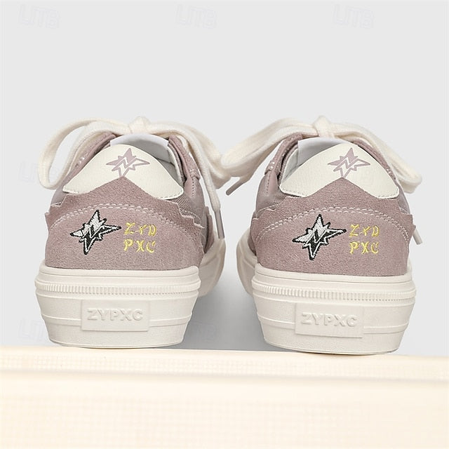 Comfortable Canvas Sneakers Slip Walking Casual Men's Suede