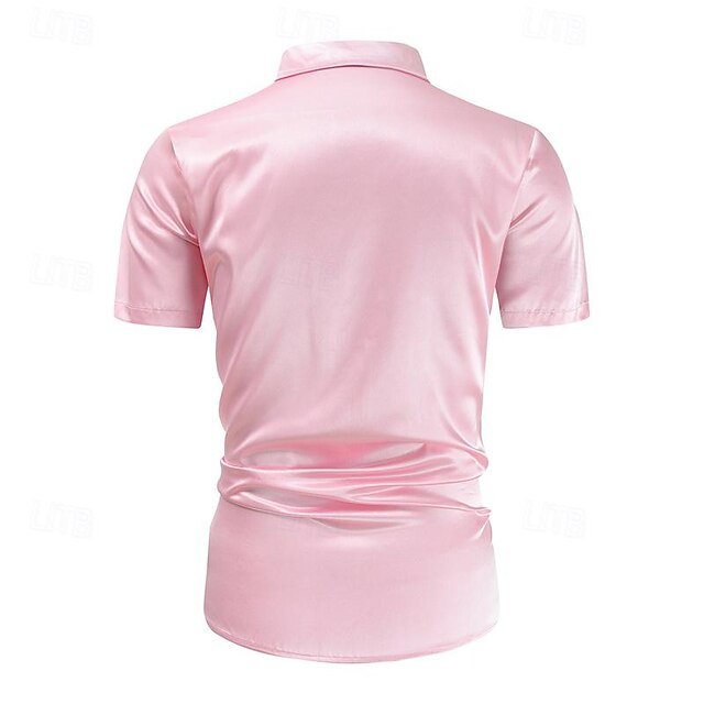 Up Button Men's Casual Beach Shirt Summer