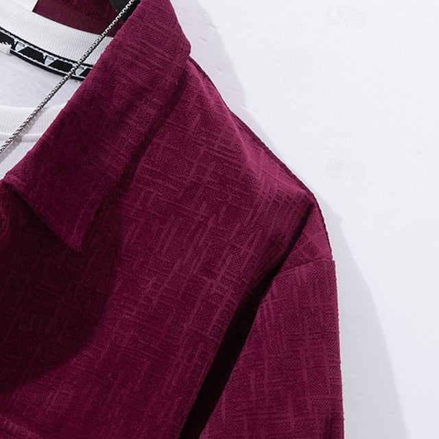 Beach Shirt Summer Casual Men's Corduroy