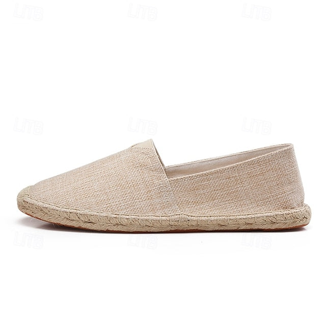 Navy Blue Canvas – Casual Shoes Slip-On Lightweight Men's