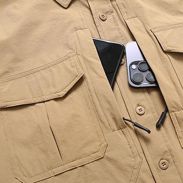 Work Shirt Men's Workwear Button Shirts Up