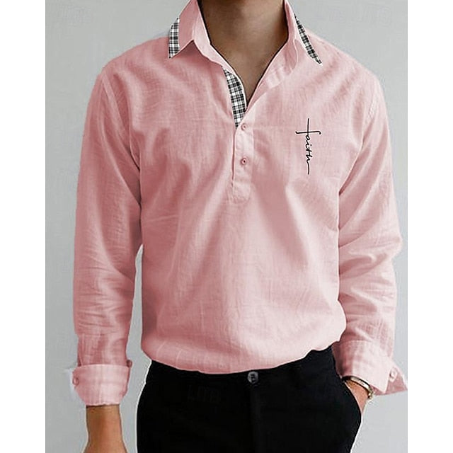 Men's Summer Casual Beach Popover Shirt