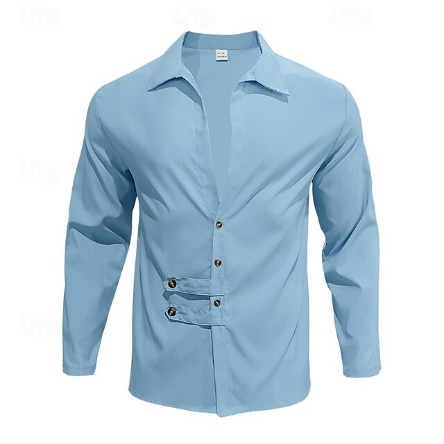 Casual Beach Men's Summer Black Shirt