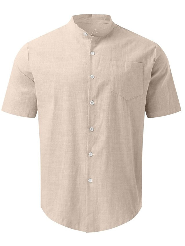 Shirt Collar Men's Mandarin Chinese