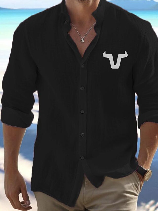 Dallas Up Men's Shirt Beach Button Cowboys