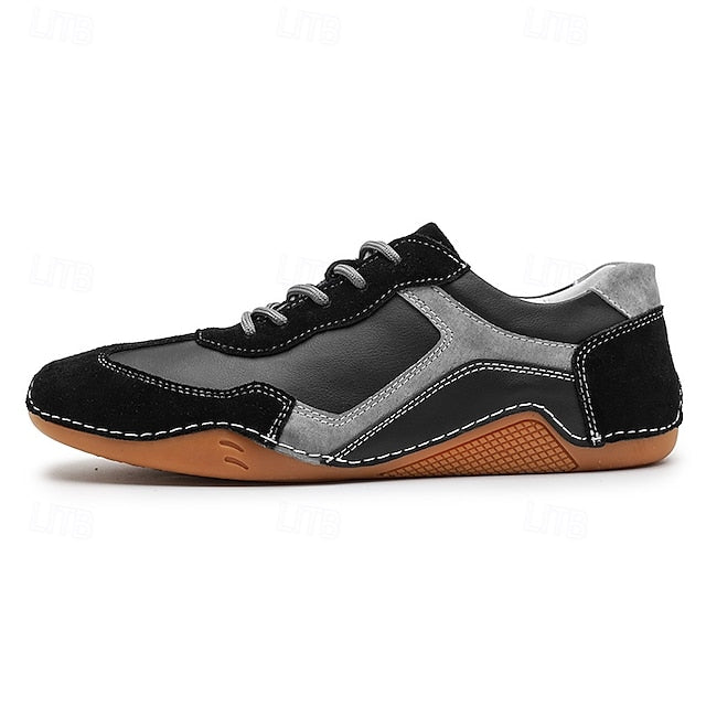 and Suede Men's Sport Green Sneakers Lace-Up with White