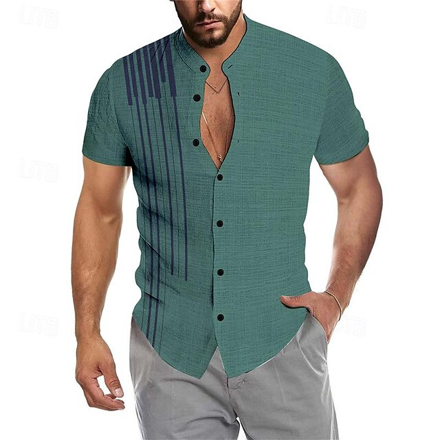 Mandarin Men's Shirt Collar Chinese