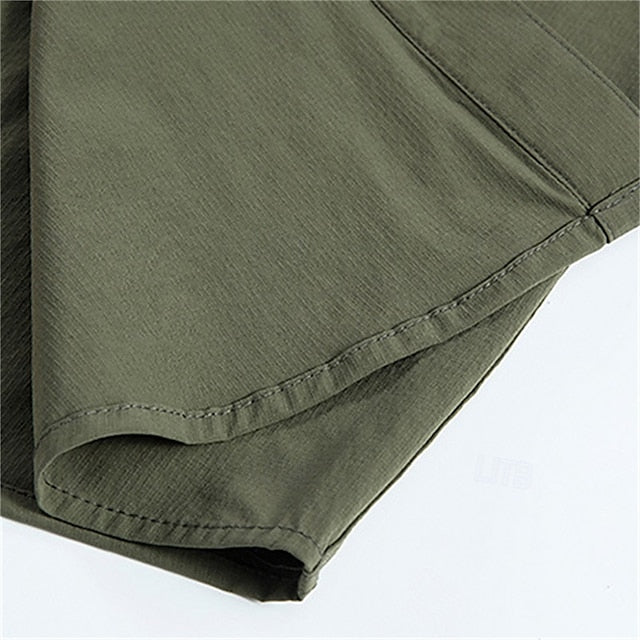 Shirt Men's Up Summer Beach Button Casual
