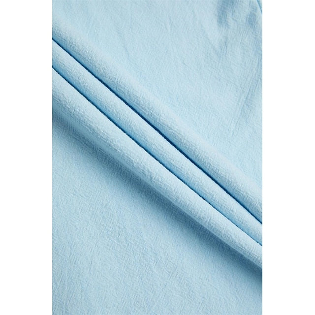 Shirt Men's Collar Beach Summer Wear Band