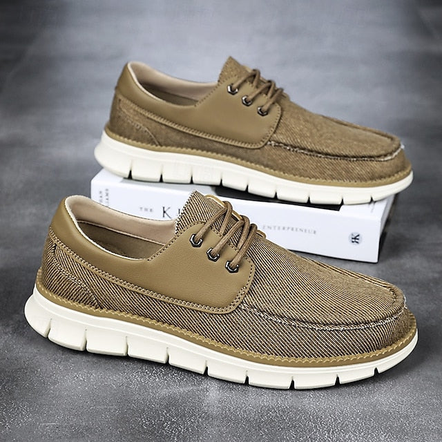 Mesh with Design Slip-On Breathable Fashionable Shoes Men's