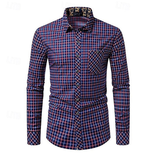 Shirt Men's Casual Summer Button Up