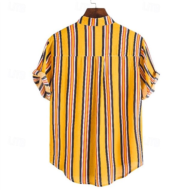 Popover Summer Beach Casual Shirt Men's