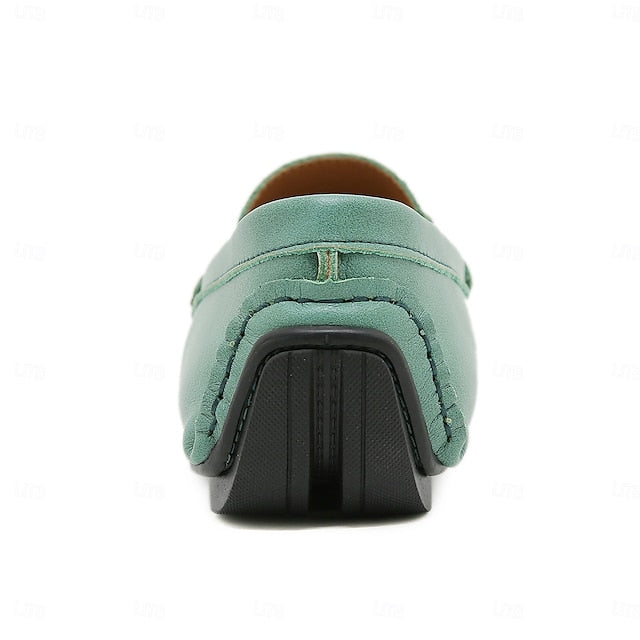 with Moccasins Men's Yellow Buckle Metal