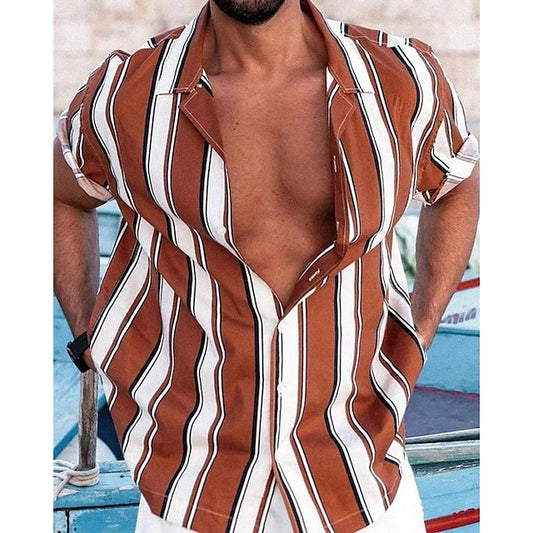 Button Beach Men's Casual Summer Up Shirt