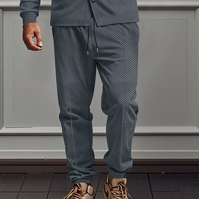 Pocket Pants Casual Sweatpants Trousers Joggers Men's