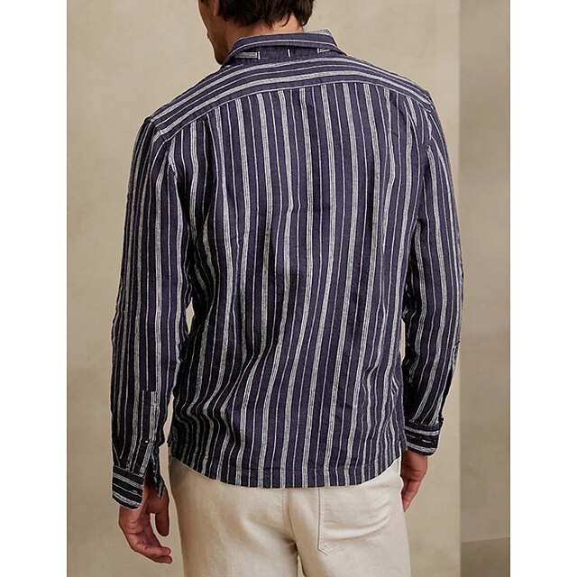 Workwear Shirts Button Shirt Men's Work Up