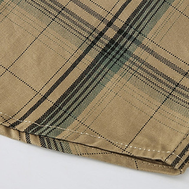 Summer Casual Bowling Shirt Button Men's