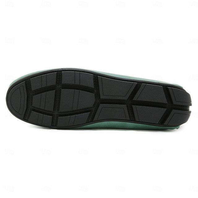 with Moccasins Men's Yellow Buckle Metal