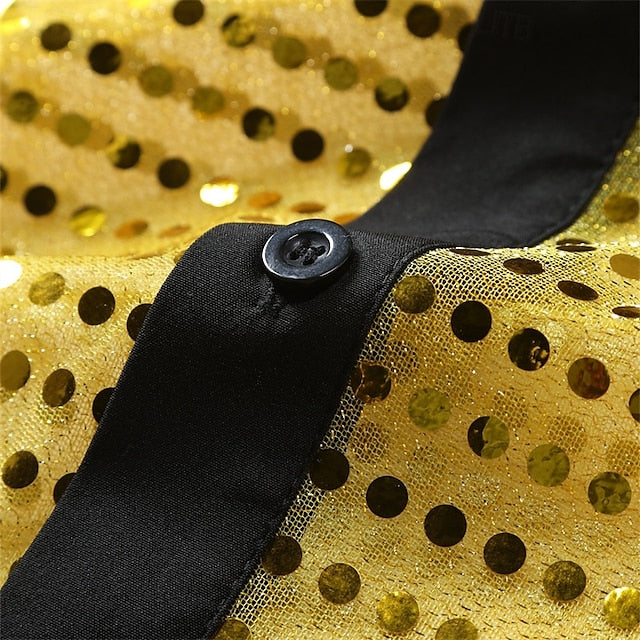 Men's Button Shirt Up Disco Prom Casual