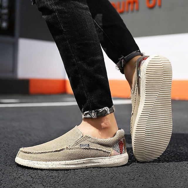 Leather Men's Loafers Slip-On