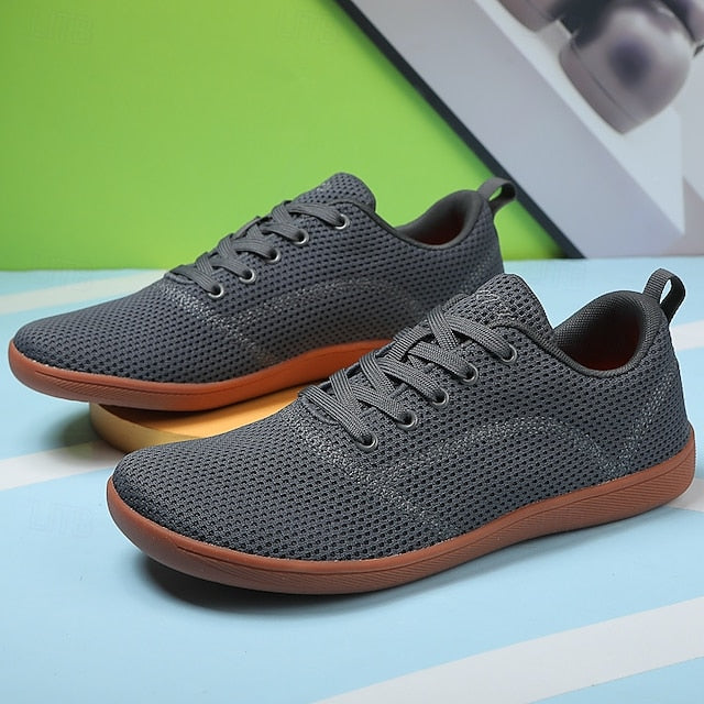 Sneakers Orange Bright Sole Men's – with Knit White