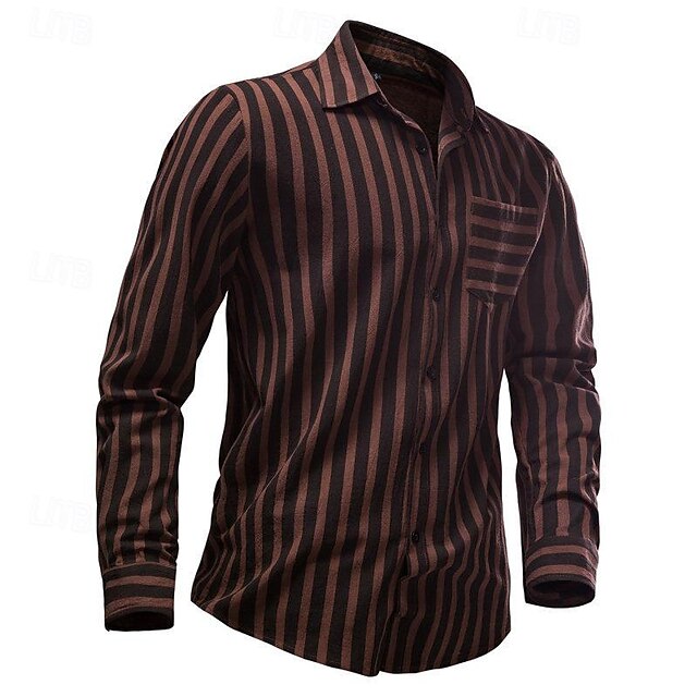 Men's Shirt Beach Up Summer Button Casual