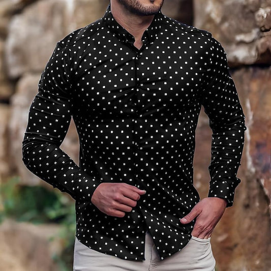 Shirt Up Button Beach Summer Men's Casual