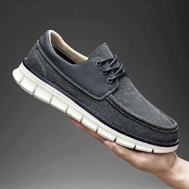 Mesh with Design Slip-On Breathable Fashionable Shoes Men's