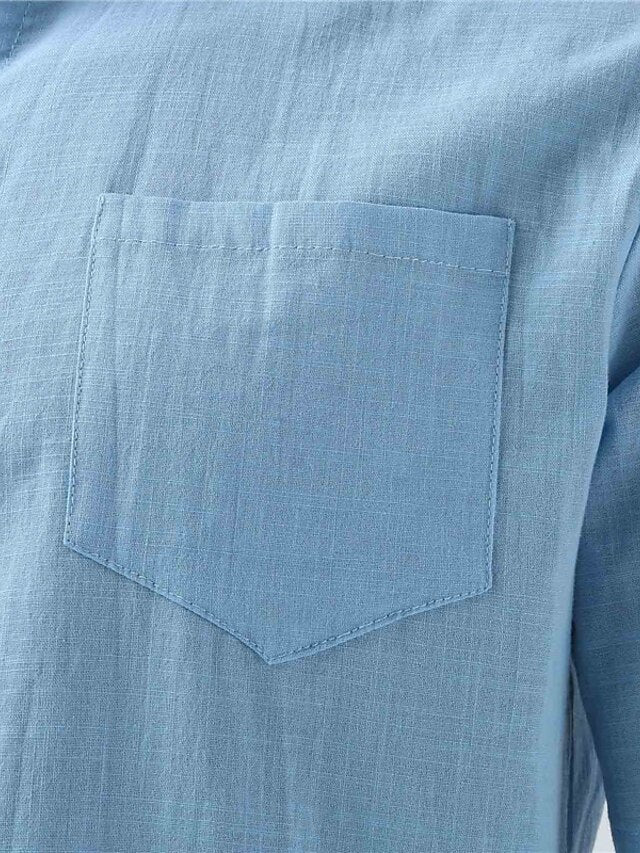 Shirt Collar Men's Mandarin Chinese
