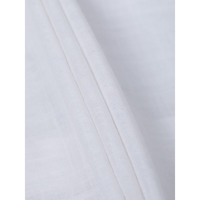 Summer Band Men's Collar Shirt Linen