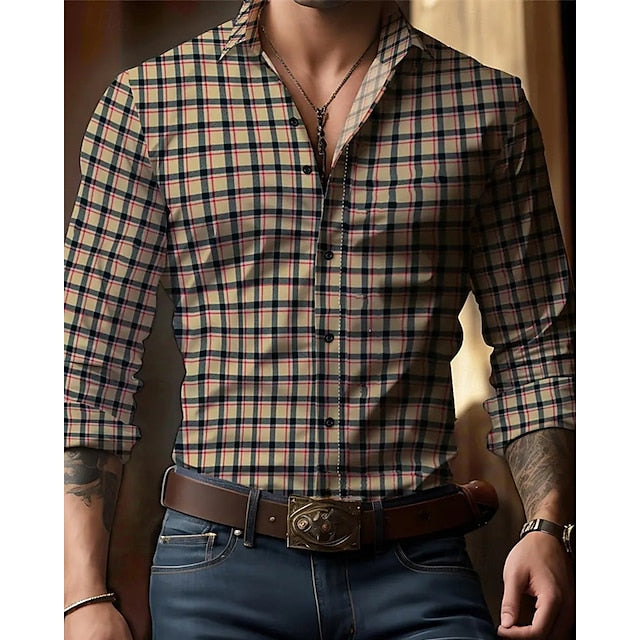 Corduroy Casual Men's Plain Up Shirt Button