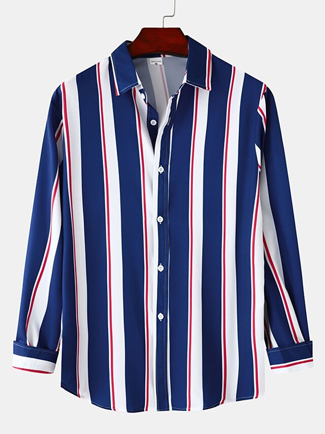 Button Shirt Summer Black Men's Up Casual