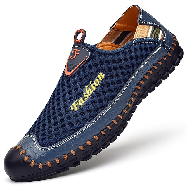 Casual Men's Shoes Mesh Lightweight Slip-On Breathable –