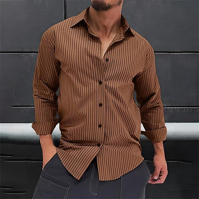 Aloha Minimalist Chinese Men's Collar Shirt