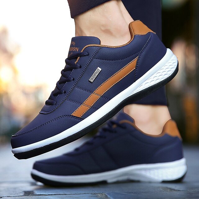 Athletic Lightweight Sneakers Blue Navy Men's – Running