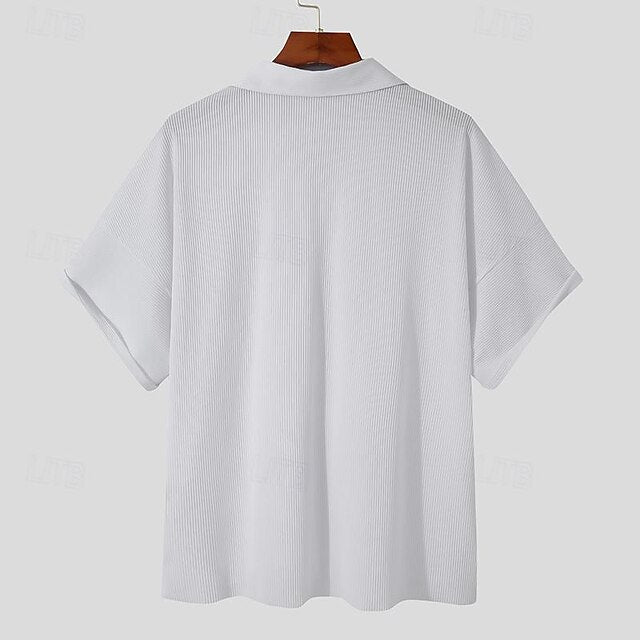 Beach Summer Popover Shirt Men's Casual