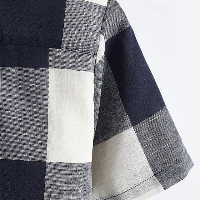 Button Shirt Men's Up Casual Summer Beach