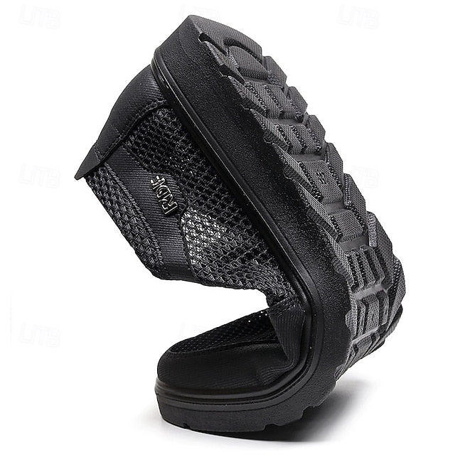 and Sneakers Slip-On Men's Breathable Lightweight Mesh -
