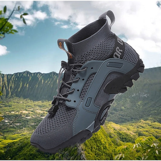with Support Men's Ankle Outdoor Hiking - Shoes Breathable