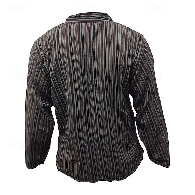 Popover Shirt Men's Casual Summer Beach